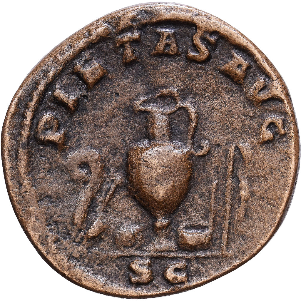 Roman Empire, Maximus Caesar, As, 235-236, Rome, Bronze, VF(20-25), RIC:7B