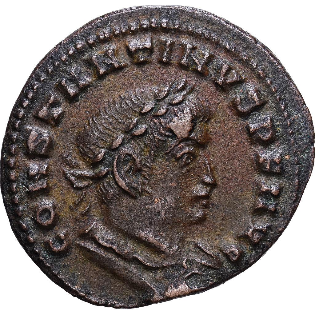 Roman Empire, Constantine I, Follis, 312, Lyon - Lugdunum, Rame, BB+, Cohen:525