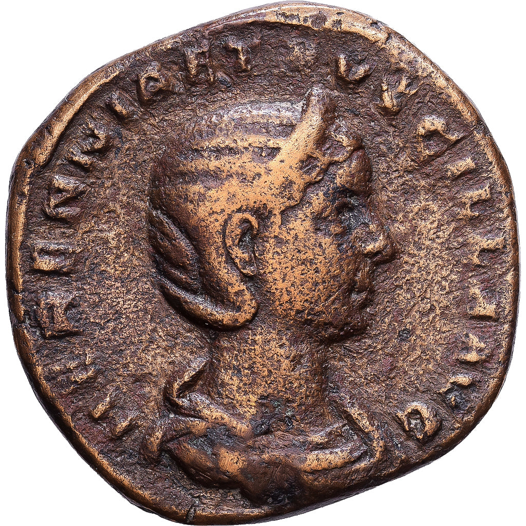 Roman Empire, Herennia Etruscilla, Sestertius, 249-251, Rome, Bronze, VF(30-35)