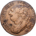 Francia, Louis XVI, 12 Deniers, 1792, Strasbourg, Métal de cloche, BC+