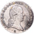 Österreich, Leopold II, 1/4 Kronenthaler, 1791, Günzburg, Silber, SS, KM:40