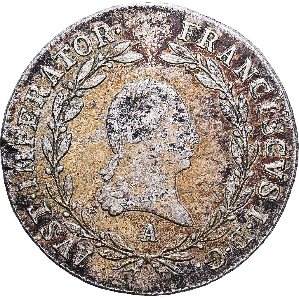 Austria, Franz I, 20 Kreuzer, 1808, Vienna, Silver, EF(40-45), KM:2141