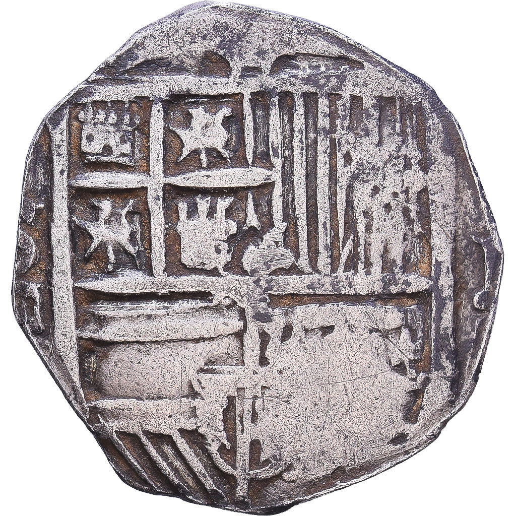 Spain, Philip II, Real, ND(1566-1588), Seville, chipped, Silver, VF(20-25)