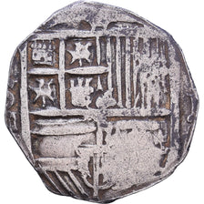 Spain, Philip II, Real, ND(1566-1588), Seville, chipped, Silver, VF(20-25)