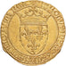 Francia, Charles VI, Ecu d'or, 1385, Oro, MBC+, Duplessy:369A
