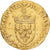 Frankrijk, François Ier, Écu d'or au soleil, 1519, Paris, 5e type, Goud, FR+