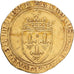 Francja, Charles VIII, Écu d'or au soleil, 1483, Tours, Złoto, EF(40-45)