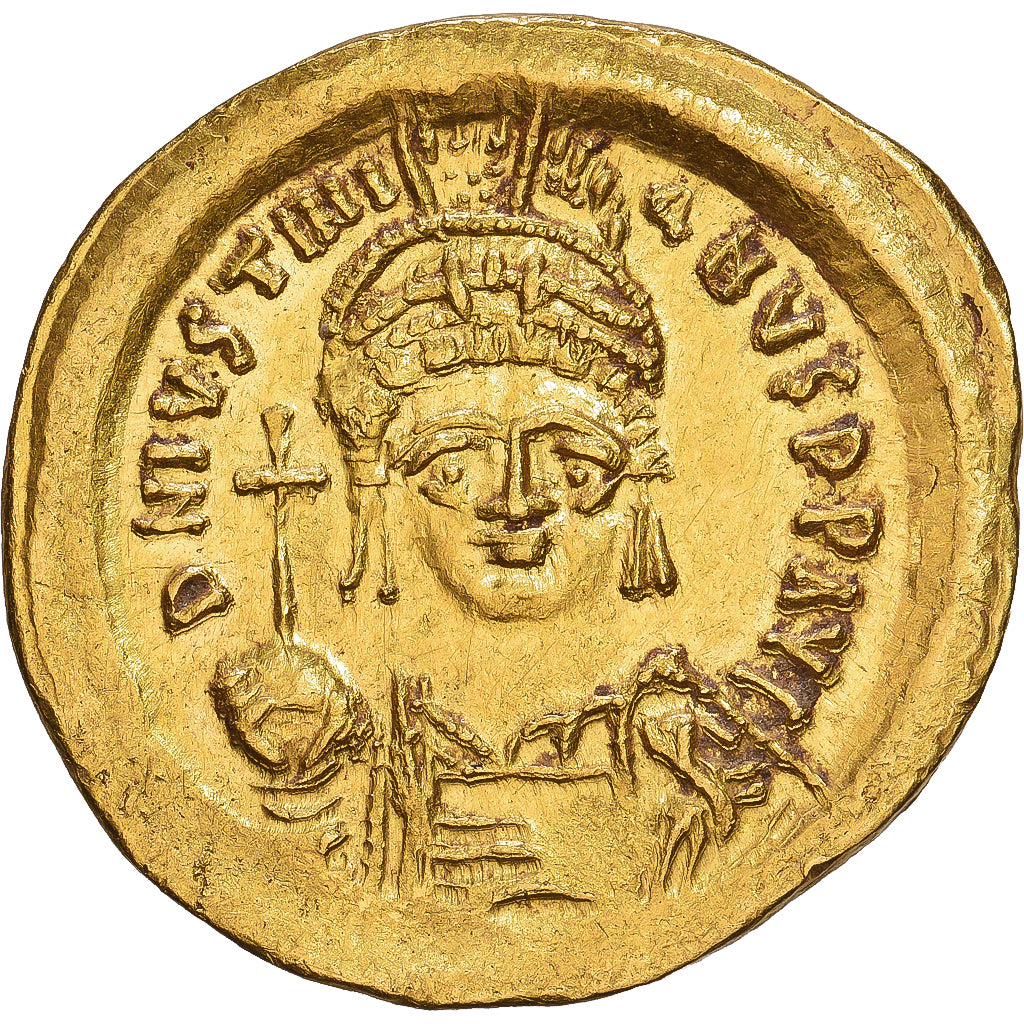 Byzantine Empire, Justinian I, Solidus, 542-565, Constantinople, Gold