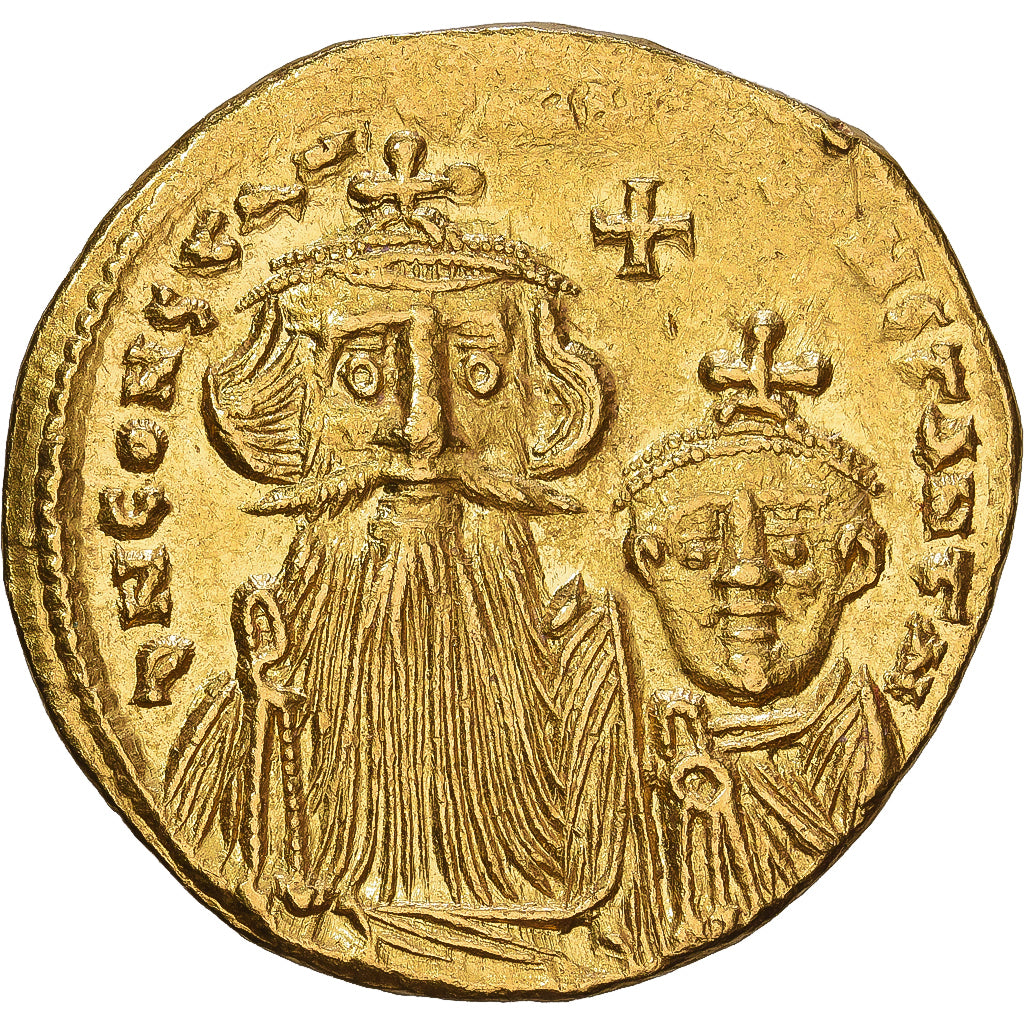 Byzantine Empire, Constans II and Constantine IV, Solidus, 654-659