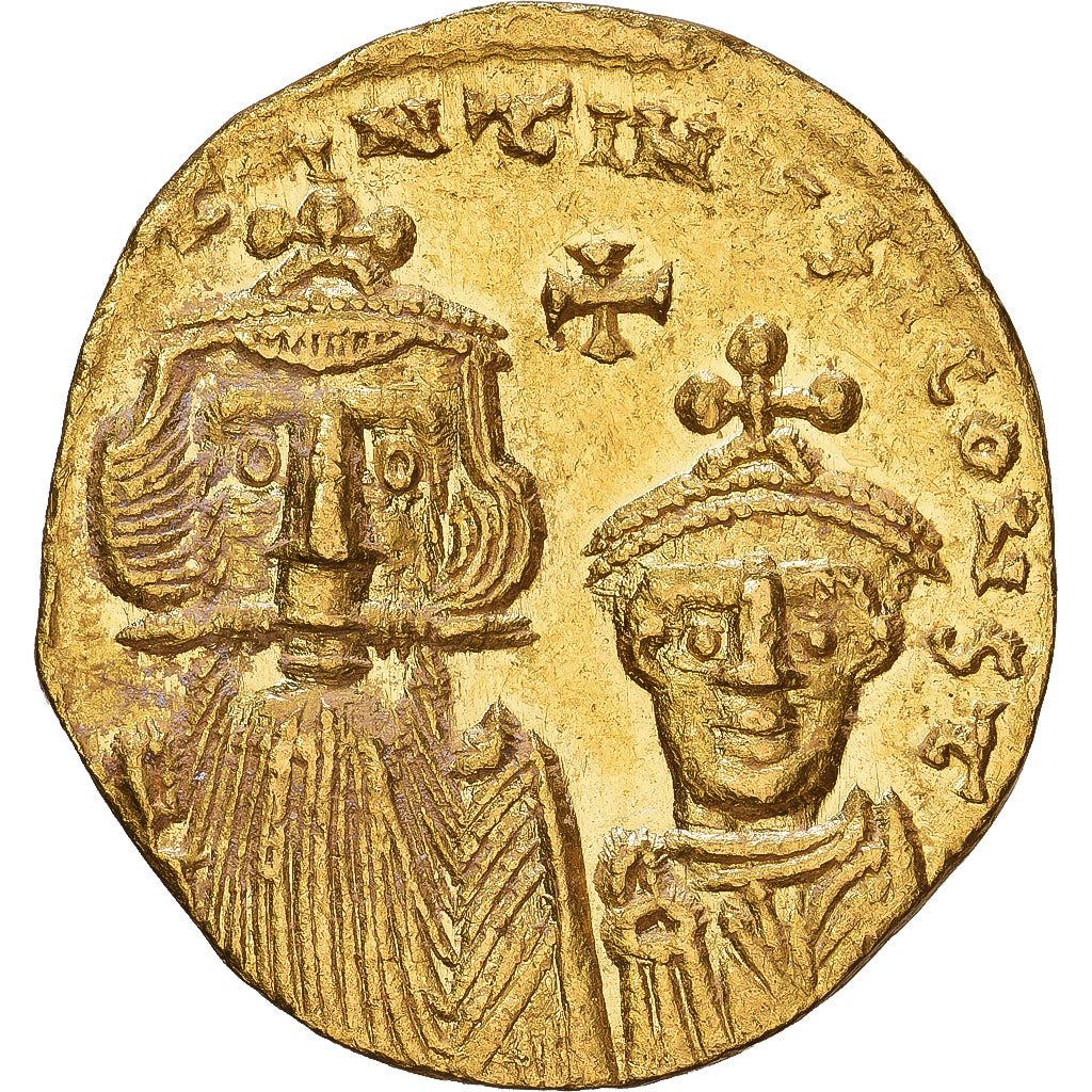 Byzantine Empire, Constans II and Constantine IV, Solidus, 654-659