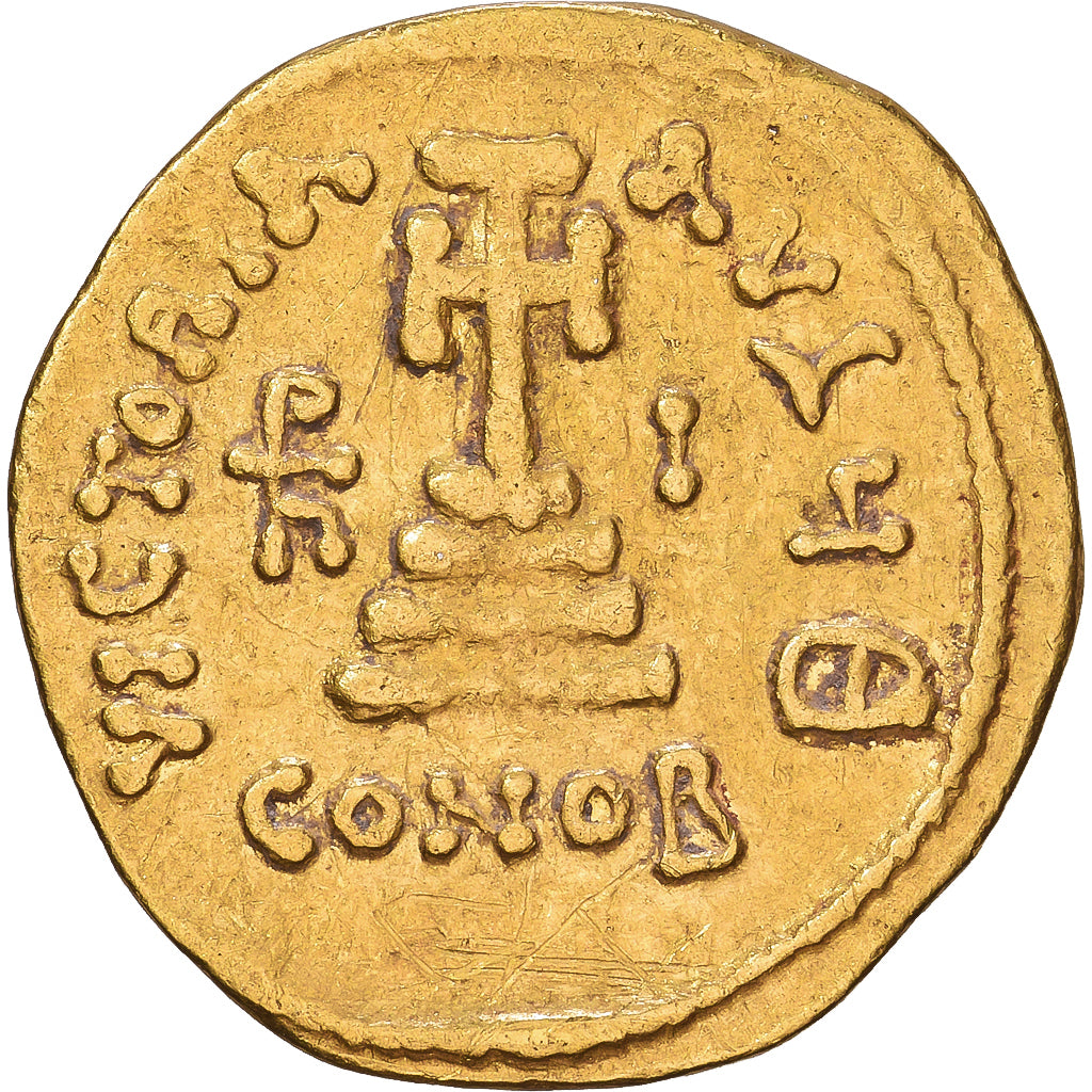 Byzantine Empire, Heraclius, with Heraclius Constantine and Heraclonas, Solidus
