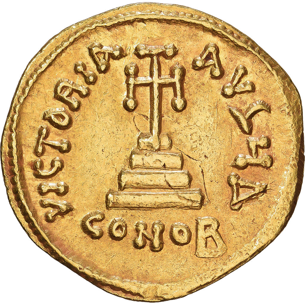 Byzantine Empire, Constans II, Solidus, 641-668, Constantinople, Dourado