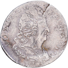 France, Louis XIV, 1/20 Ecu, aux trois couronnes, 1711, Toulouse,Ancient forgery