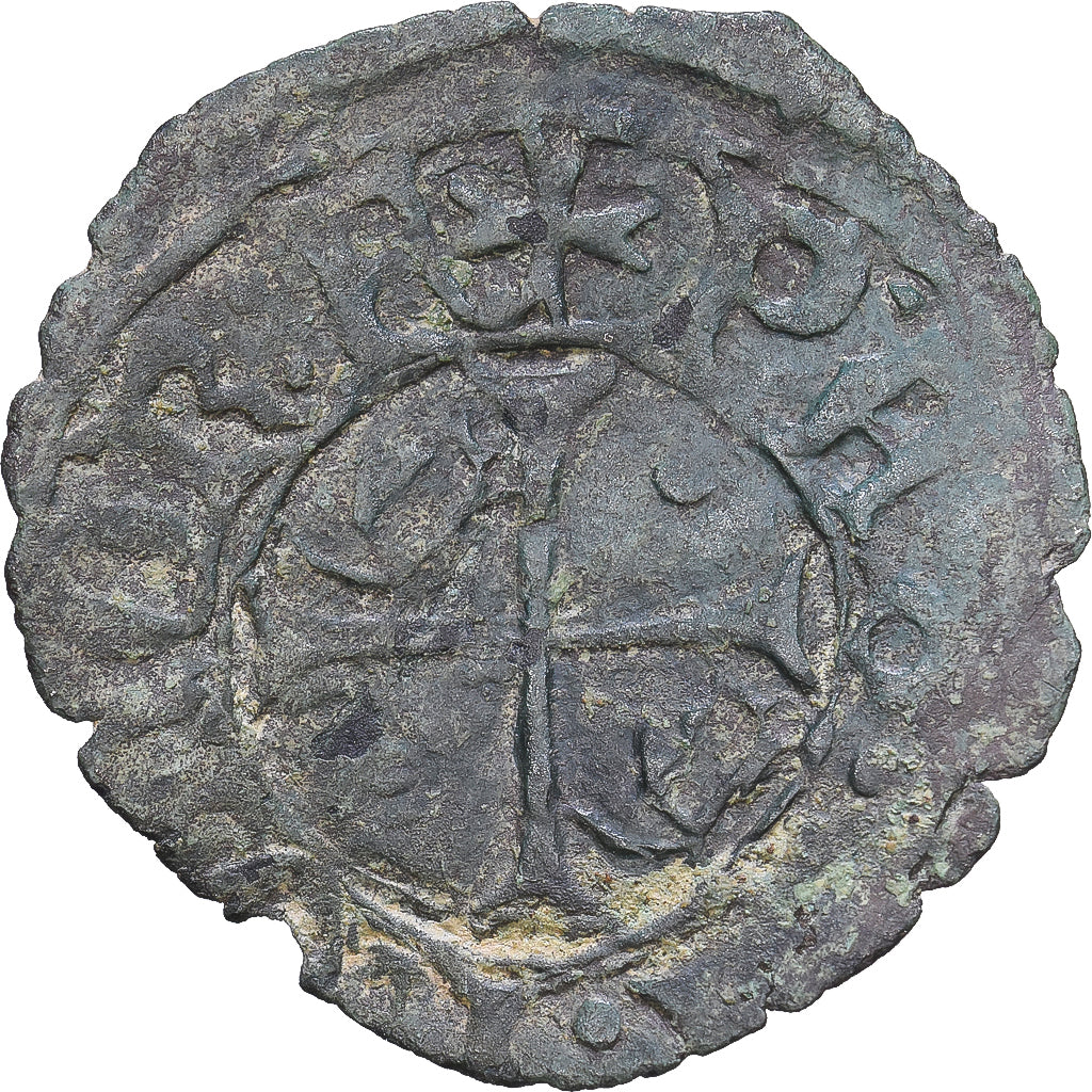 Lordship of Béarn, Henri d'Albret, Vaquette, 1516-1555, Vellón, BC
