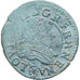 Kingdom of Navarre, Louis XIII, Double Tournois, 1635, Saint Palais, Kupfer, S+