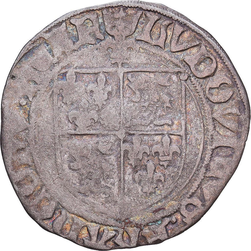 Dauphiné, Louis XII, Douzain, 1498-1515, Montélimar, Billon, SGE+