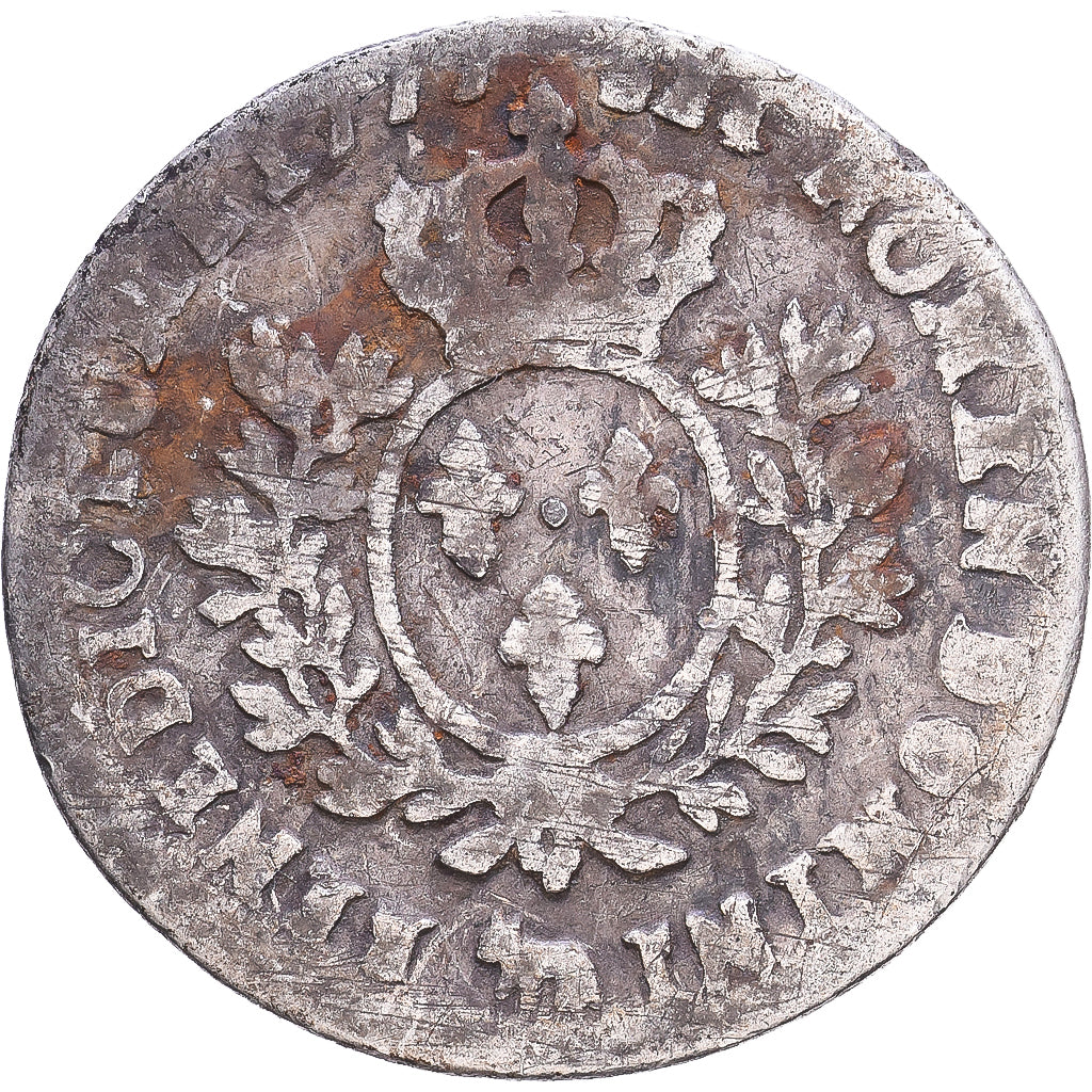 Francia, Louis XVI, 1/10 Écu aux branches d'olivier, 1777, Pau, Plata, BC