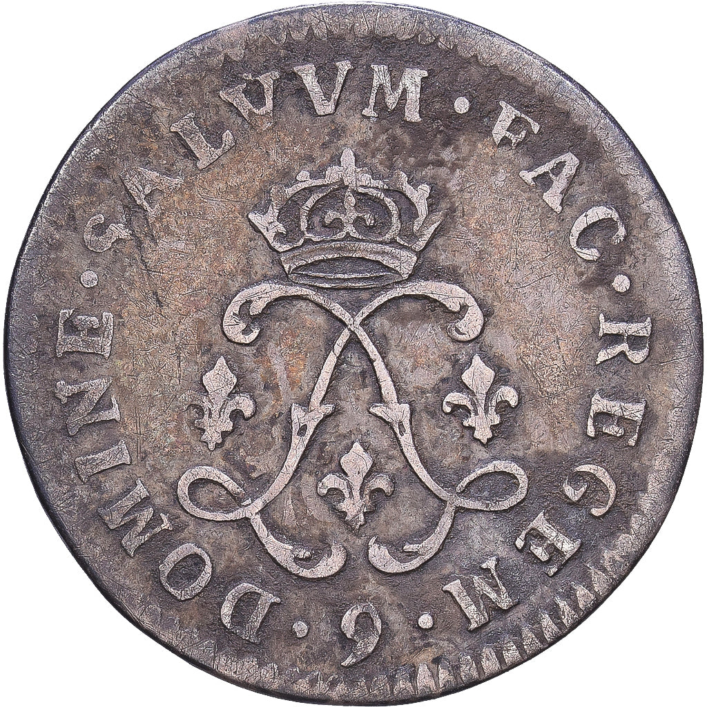 France, Louis XIV, 4 Sols aux 2 L, 1691, Rennes, Argent, TB, Gadoury:106