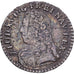 Francia, Louis XV, 1/20 Ecu aux branches d'olivier, 1734, Nantes, Plata, BC+