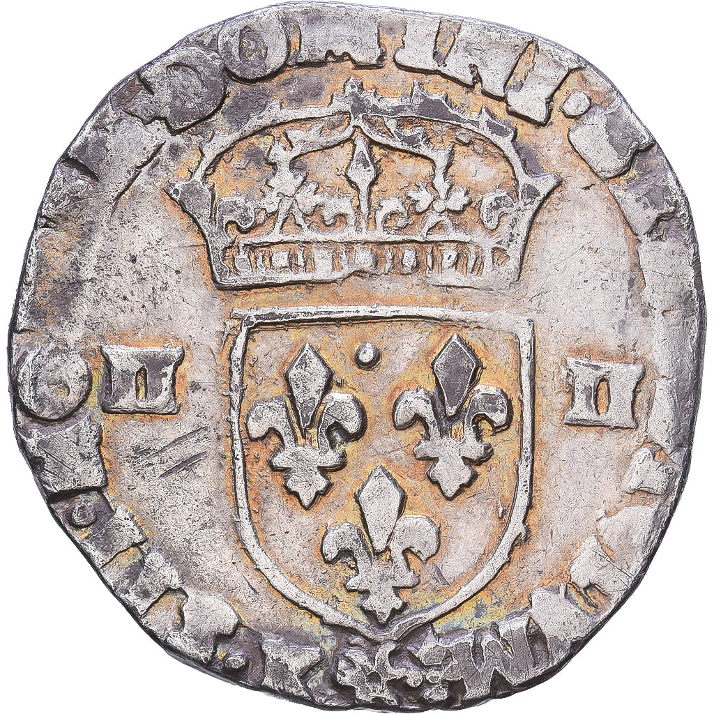 Frankreich, Henri IV, 1/4 Ecu, 1608, Bordeaux, Silber, S, Gadoury:597