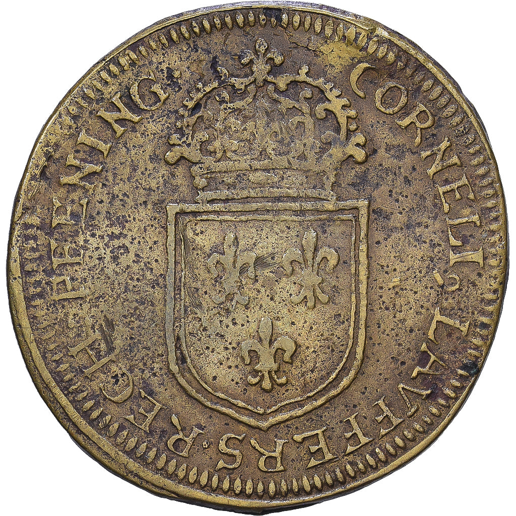 Frankrijk, Token, Louis XIV, Nuremberg, Tin, FR+