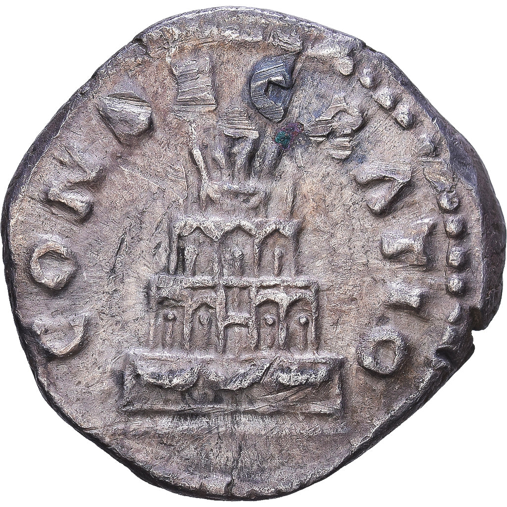 Roman Empire, Divus Antoninus Pius, Denarius, 161, Rome, Plata, MBC, RIC:438