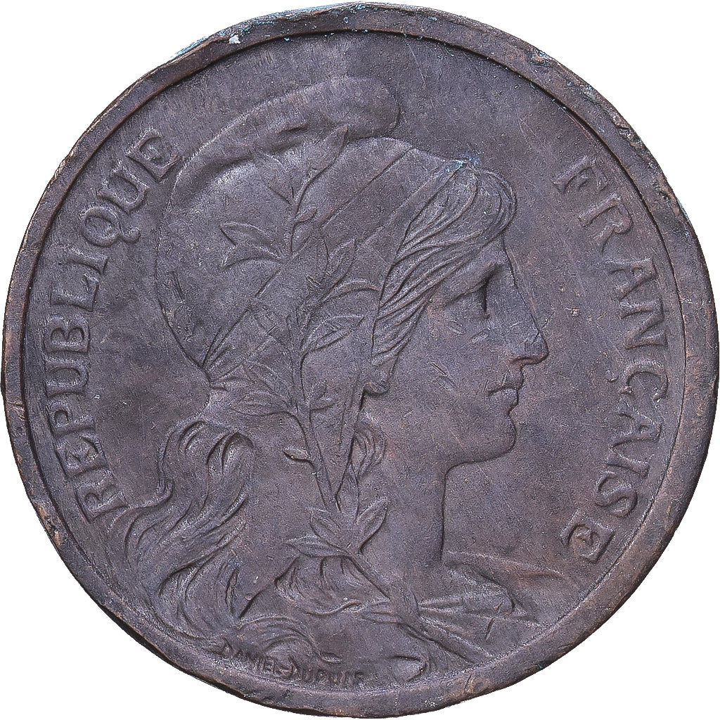 Frankreich, 2 Centimes, Daniel-Dupuis, 1914, MDP, Bronze, S, Gadoury:107