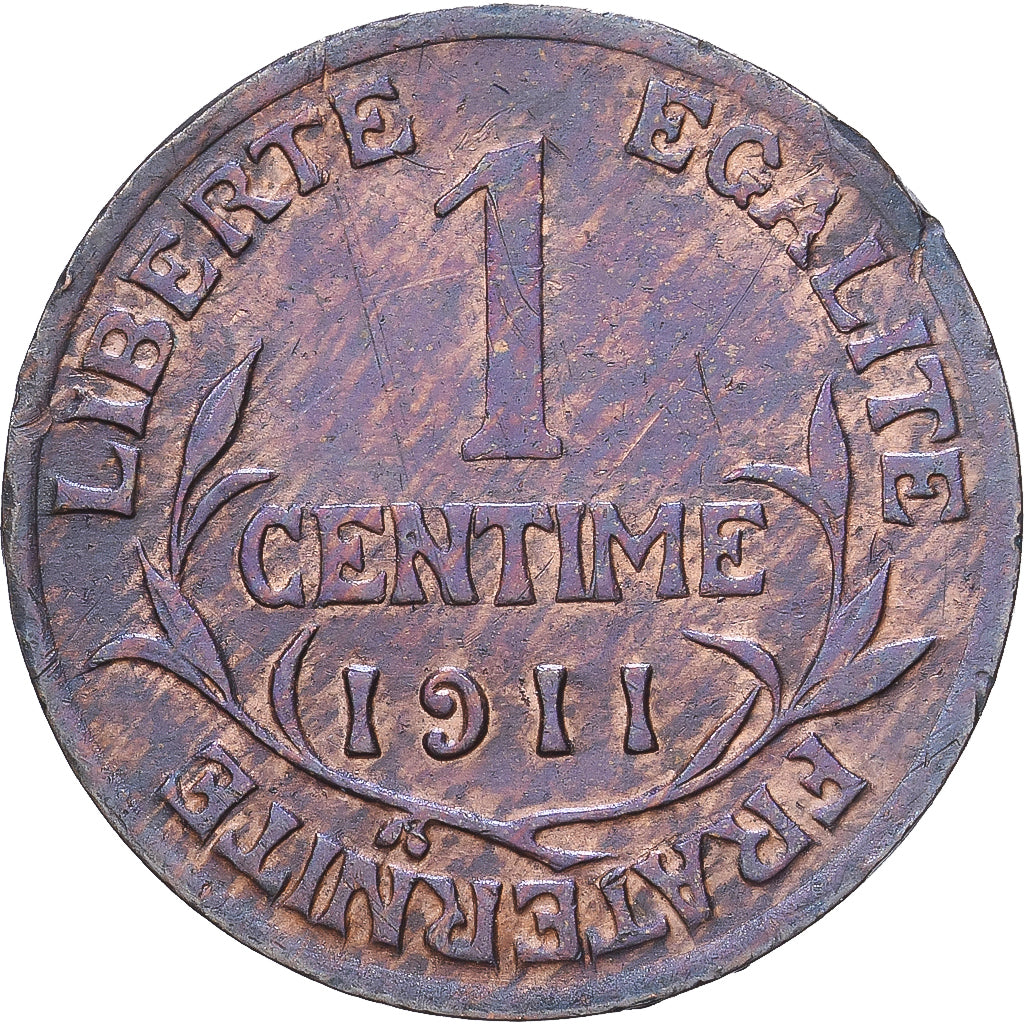 Frankreich, 1 Centime, Daniel-Dupuis, 1911, MDP, Bronze, S, Gadoury:90