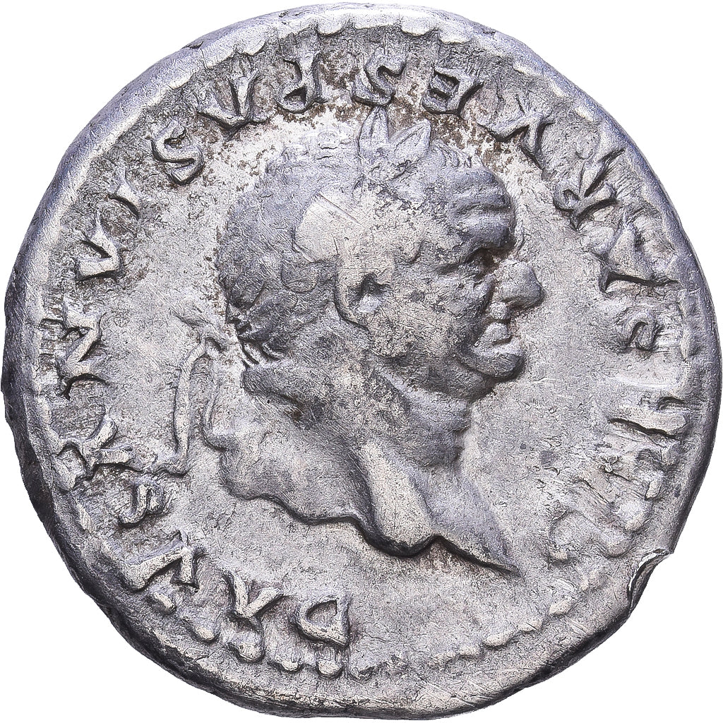 Roman Empire, Vespasian, Denarius, 77-78, Rome, Srebro, VF(20-25), RIC:964