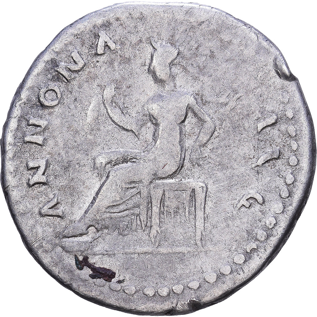 Roman Empire, Vespasian, Denarius, 77-78, Rome, Srebro, VF(20-25), RIC:964