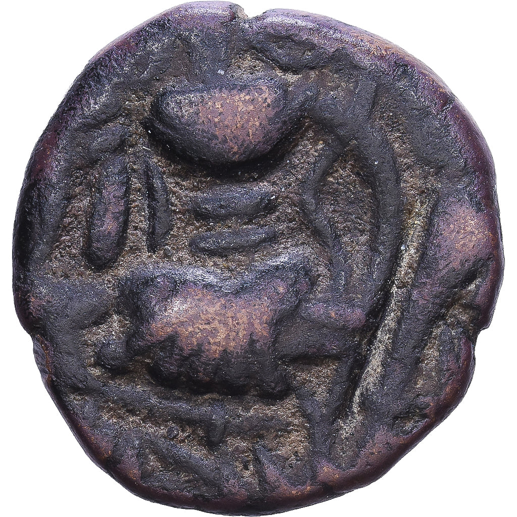 Alchon Huns in Kashmir, Successors of Toramana II, Bronze Unit, 530-855, Bronce