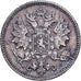 Finnland, Alexander III, 25 Penniä, 1890, Helsinki, Silber, SS, KM:6