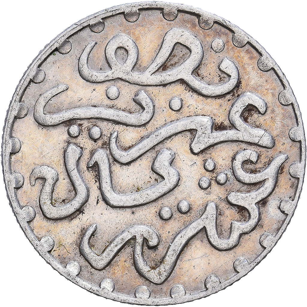 Marokko, 'Abd al-Aziz, 1/2 Dirham, 1903/AH1321, London, Zilver, ZF