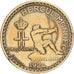 Monaco, Louis II, 2 Francs, Crédit foncier de Monaco, 1924, Poissy