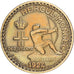 Monaco, Louis II, 1 Franc, Crédit foncier de Monaco, 1924, Poissy