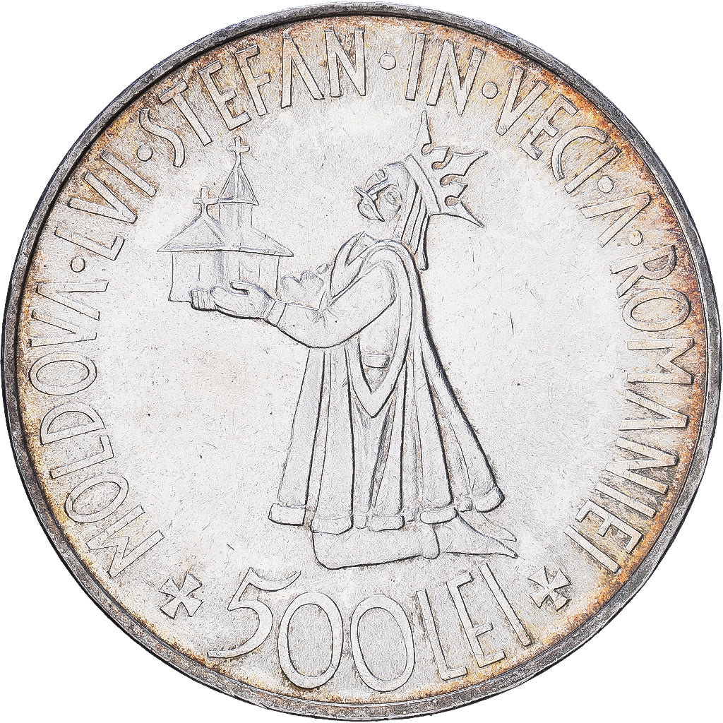 Roemenië, Mihai I, 500 Lei, 1941, Bucarest, Zilver, ZF, KM:60