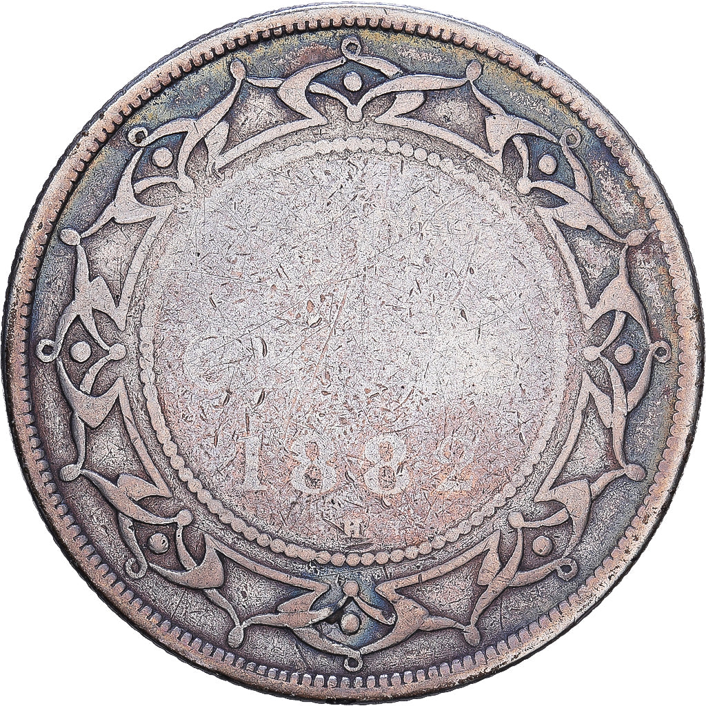 Terre-Neuve, Victoria, 50 Cents, 1882, Birmingham, Argent, B+, KM:6