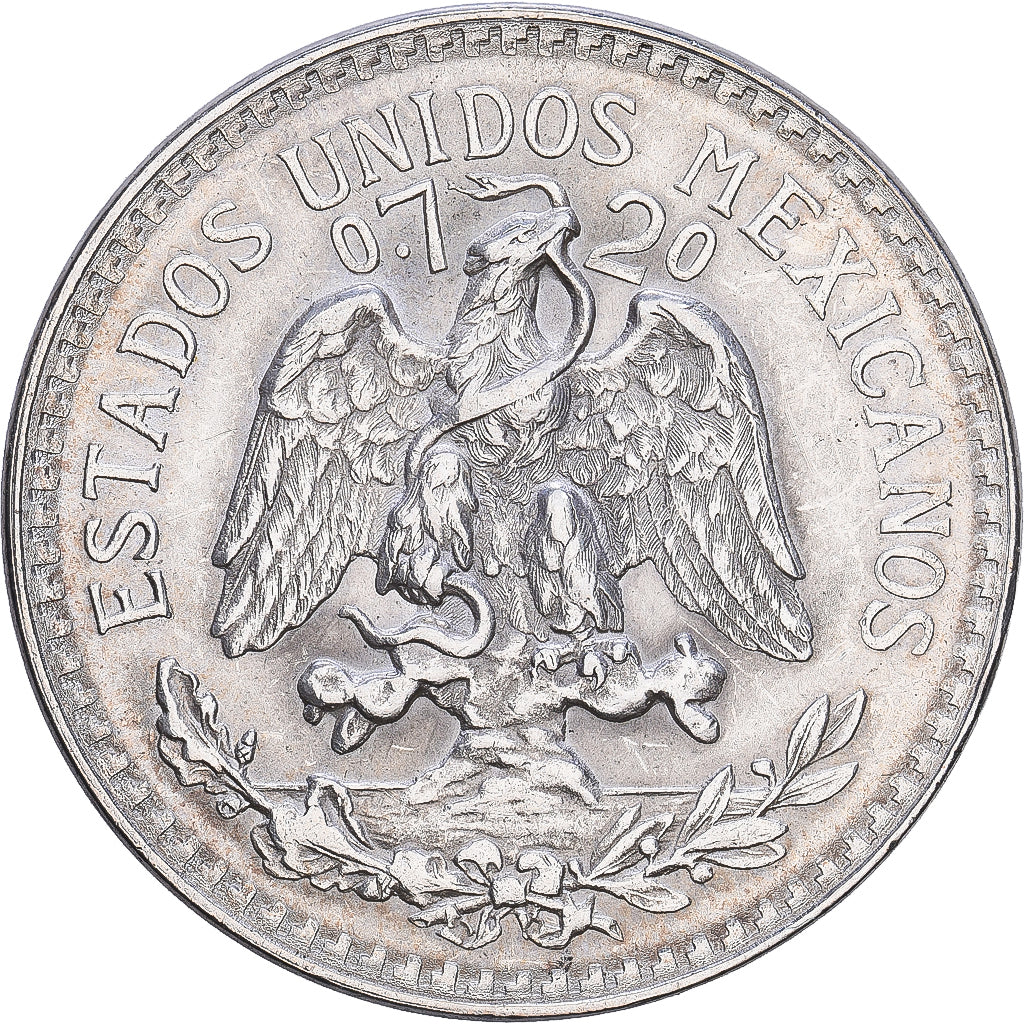 Mexiko, 50 Centavos, 1943, Mexico City, Silber, SS, KM:447