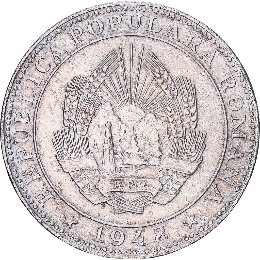 Roménia, medalha, Nicolae Balcescu, 1948, Prata, AU(50-53)