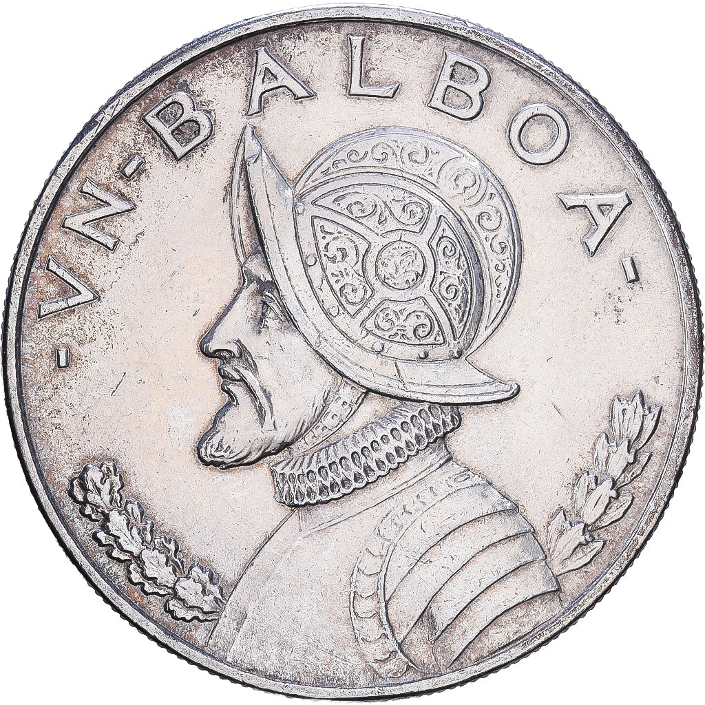 Panamá, Balboa, 1947, Philadelphia, Prata, AU(50-53), KM:13