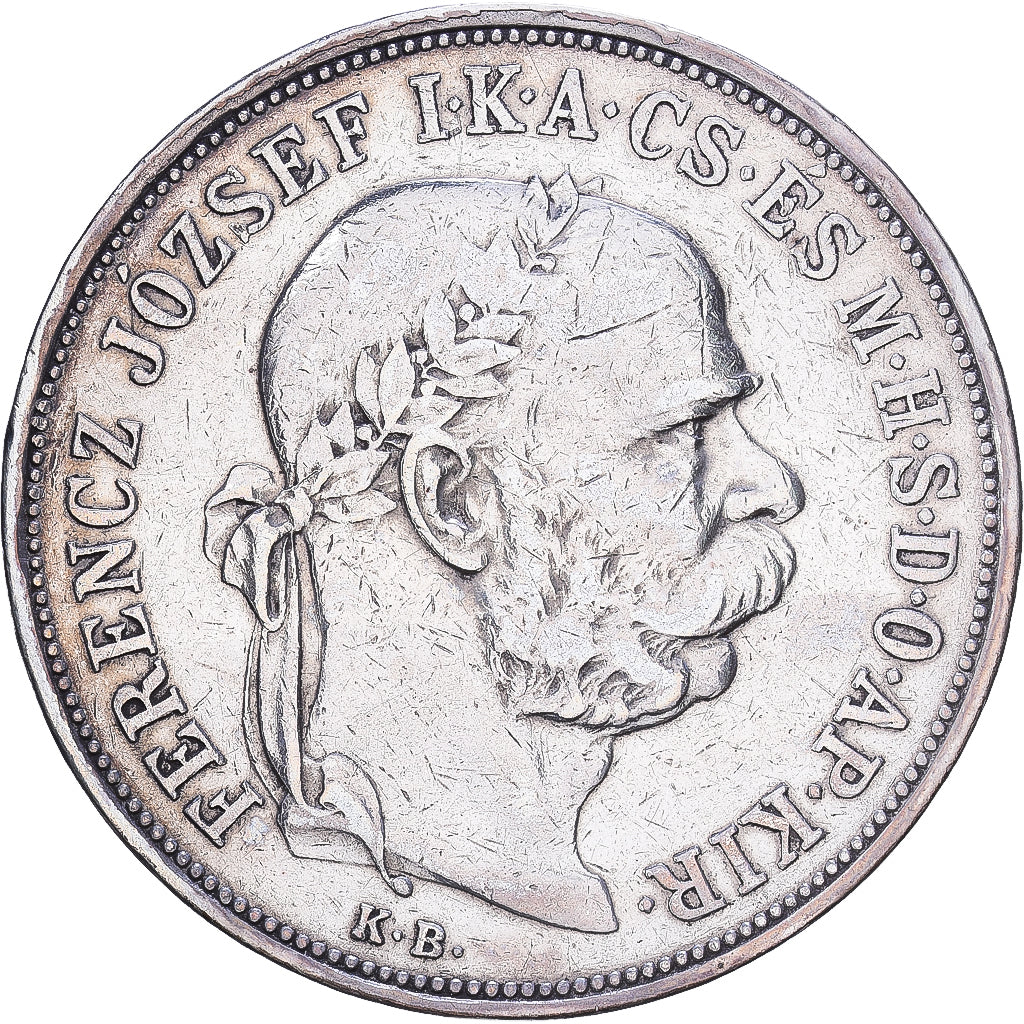 Hongrie, François-Joseph Ier, 5 Korona, 1900, Kremnica, Argent, TB, KM:488