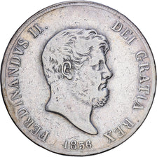 Kingdom of the Two Sicilies, Ferdinando II, 120 Grana, 1856, Naples, Srebro