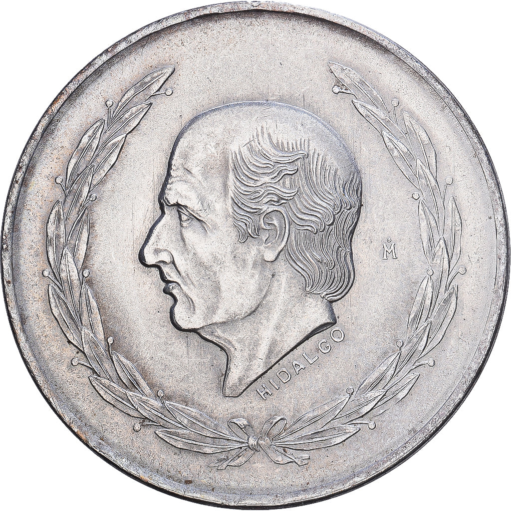 Mexiko, 5 Pesos, Hidalgo, 1953, Mexico City, Silber, VZ, KM:467