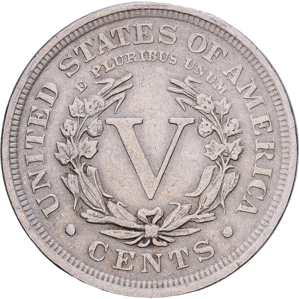 Verenigde Staten, 5 Cents, Liberty Nickel, 1910, Philadelphia, Cupronickel, FR+