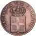 Grécia, Othon, 5 Lepta, 1839, Athens, Cobre, VF(30-35), KM:16