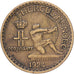 Monaco, Louis II, 1 Franc, 1924, Poissy, Cupro-Aluminium, EF(40-45)