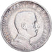 Itália, Vittorio Emanuele III, 1 Lira, 1909, Rome, Prata, VF(20-25), KM:45