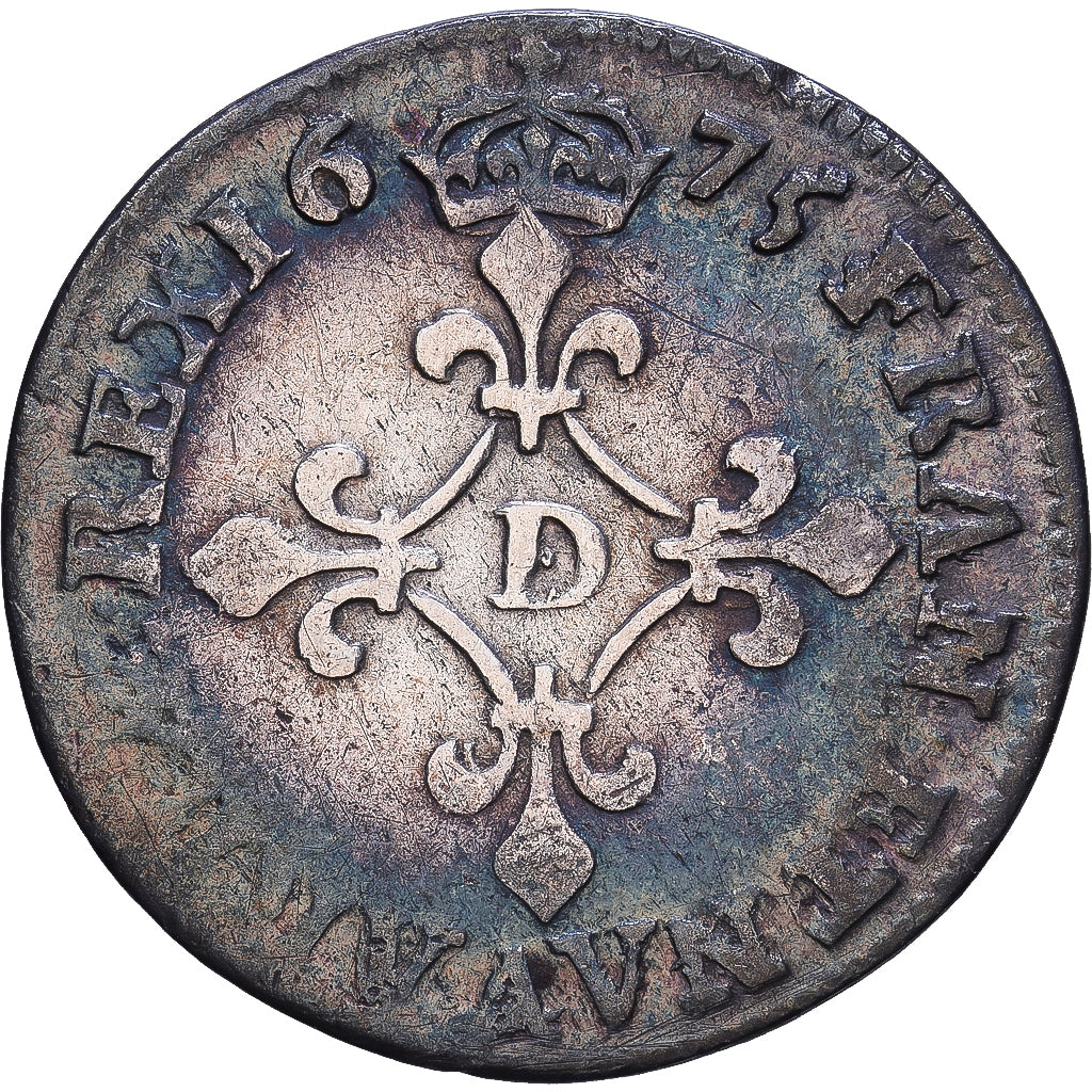 France, Louis XIV, 4 Sols des Traitants, 1775, Vimy, Argent, TB, Gadoury:103