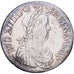 France, Louis XIV, Écu à la mèche longue, 1648, Montpellier, Silver