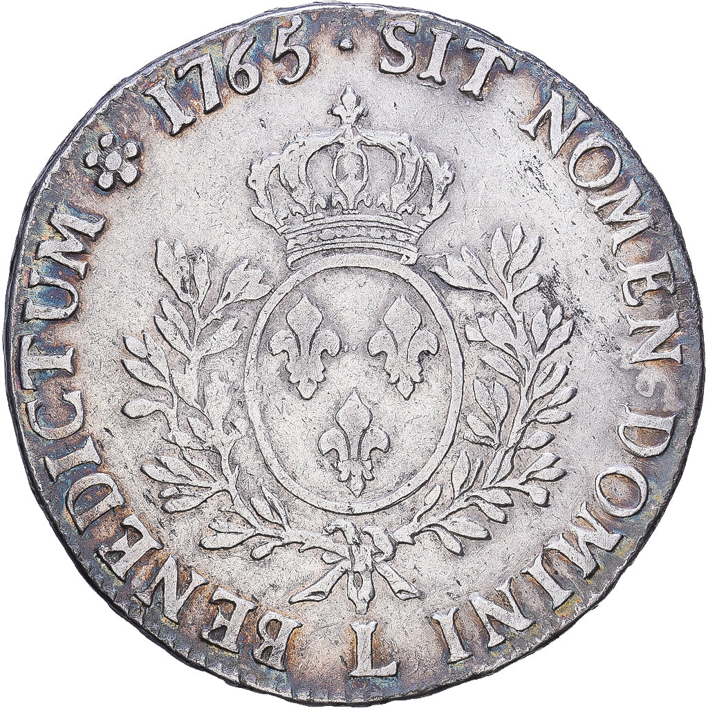 France, Louis XV, Écu au bandeau, 1765, Bayonne, Silver, VF(30-35), Gadoury:322